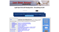 Desktop Screenshot of lightsportaircrafthq.com